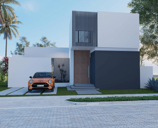 Waterford Dunes Seabreeze house exterior architectural rendering