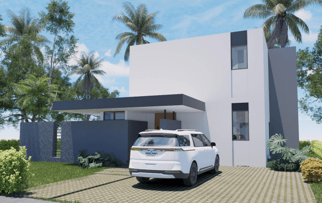 Waterford Dunes Royal Dunes house exterior architectural rendering