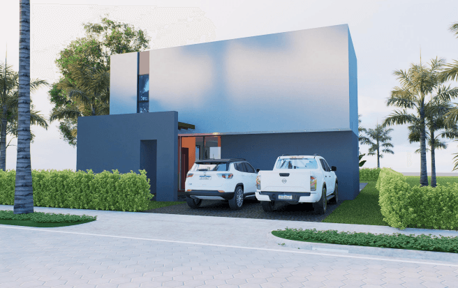 Waterford Dunes Sand house exterior architectural rendering